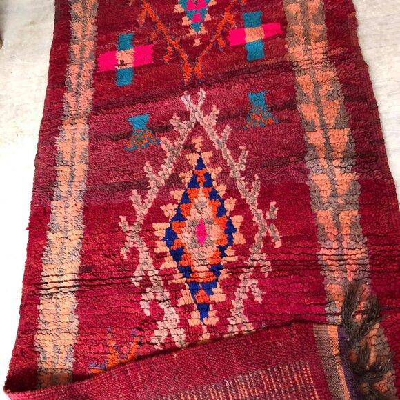Vintage Berber Runner from the 1990s - Handwoven carpet - Rug - 11.11x3.3ft - Picture 2 of 6